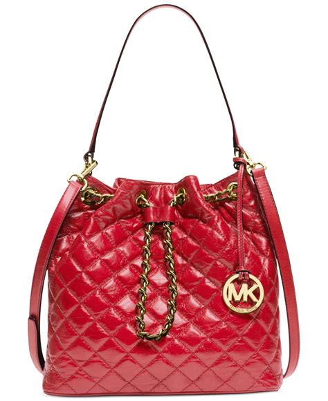 michael kors red purses|michael kors red leather purse.